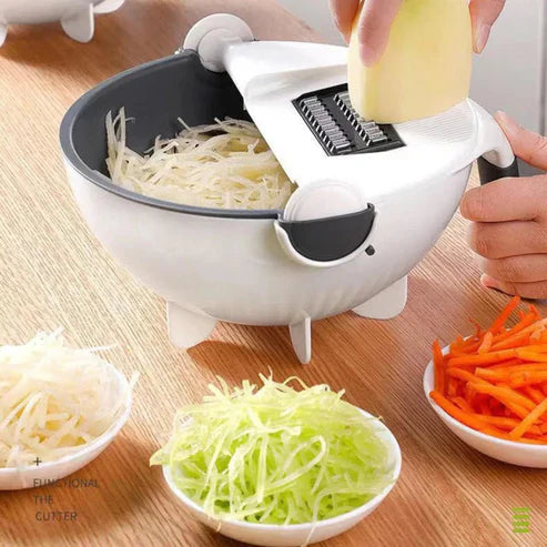 Wet Basket Vegetable Cutter & Strainer – Multi-Functional Kitchen Tool